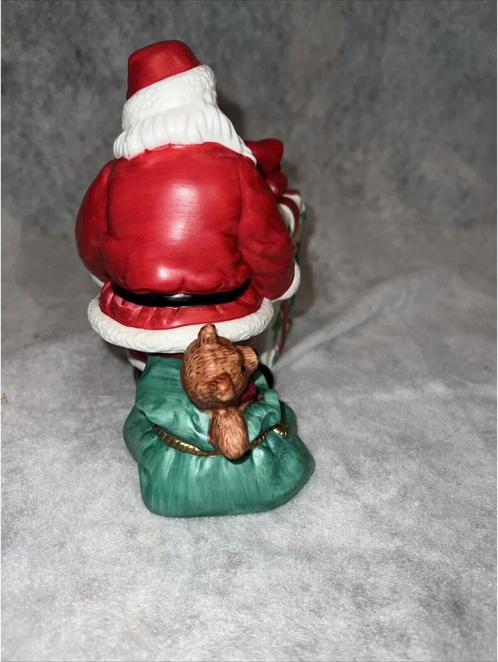 Vintage PartyLite Candles JOLLY SANTA Porcelain Votive Trinket Holder ~ P7251 - Picture 6 of 9